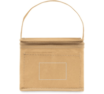 Sac isotherme en papier tissé 6 canettes